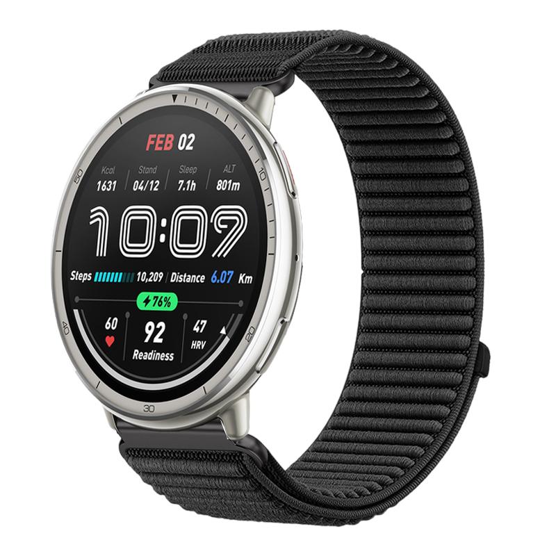 Nylonový řemínek pro Amazfit Active 2 Nastavitelný náhradní náramek pro Amazfit Active2 Squar/GTR Mini/bip3/GTS Příslušenství k pásku