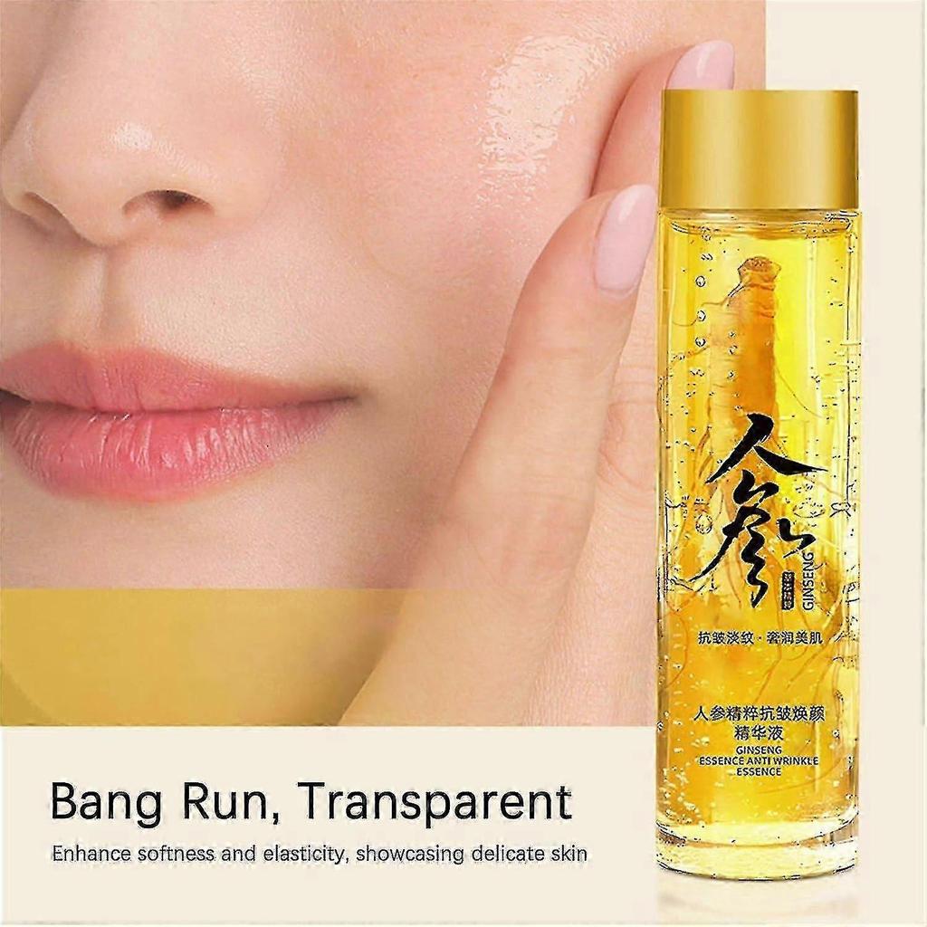 Ginseng Anti-Wrinkle Essence Toner, 120ml Ginseng Gold Polypeptide Anti-Aging Essence, Polypeptide Anti-Wrinkle Ginseng Essence Water Tw