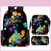 Poppy Playtime Chapter 4 Nightmare Critters Kids Backpack Oxford Lightweight School Bag With Cushion Straps For Elementary Students