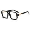 Trendy Retro Double Bridge Square Sunglasses for Men & Women - European & American Street Style