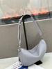 Korean Style Crescent Women's Handbag - Genuine Leather, Large Capacity, Versatile Shoulder Bag