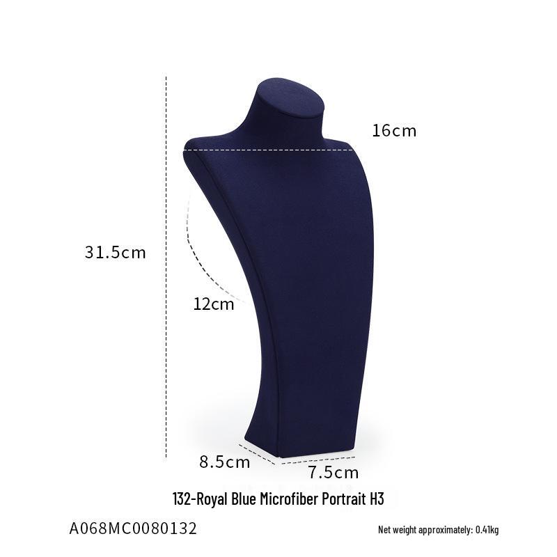 Weiyuanpeng Ultra-fiber Mannequin Necklace Display Stand