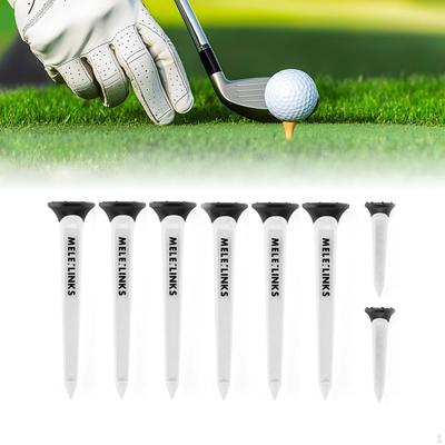 Golf Ball Tees Fluorescence Increase Distance with Barbed Tip Golfing for Outdoor Practice Men