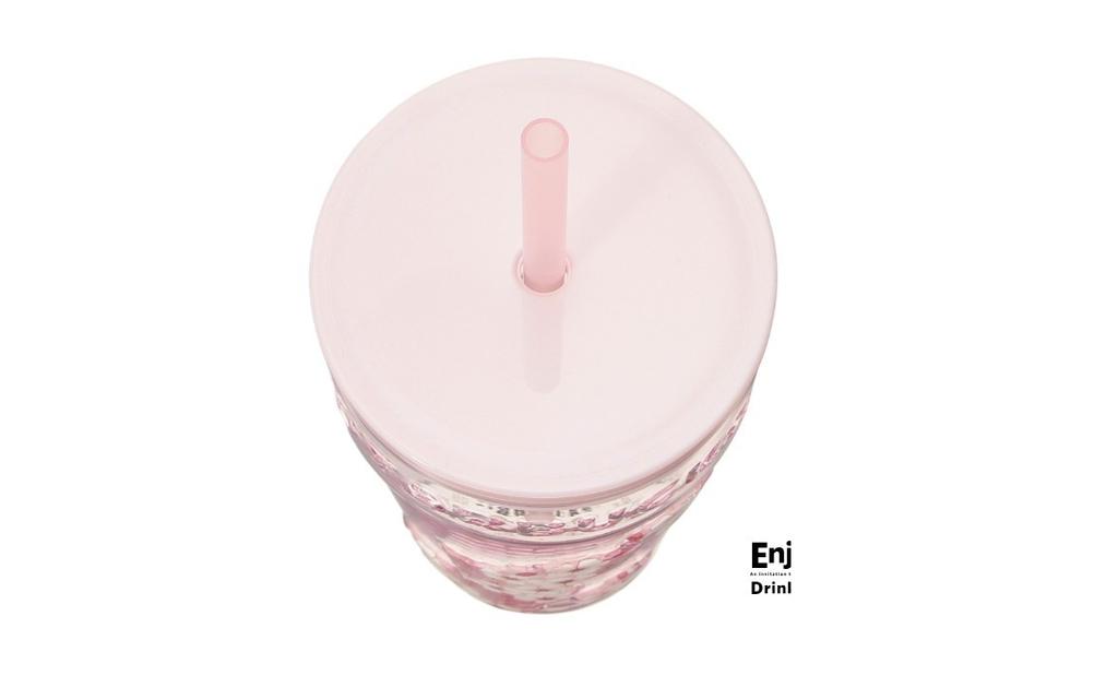 #2026 STARBUCKS JAPAN SAKURA 473ml GLASS PINK TUMBER FREE SHIPPING
