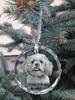 Lhasa Apso – Crystal bauble with a photo, dog photo in crystal | Art-Dog