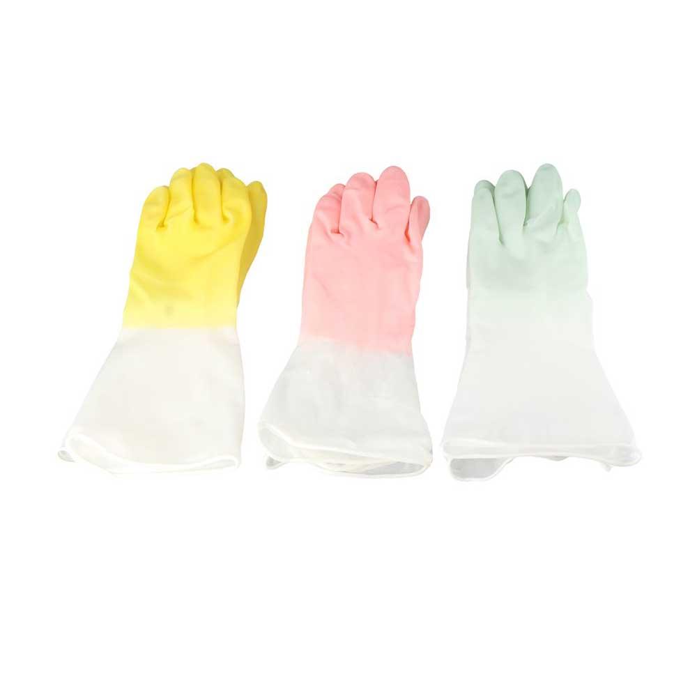

Durable Household Housework Kitchen Rubber Gloves Cleaning Tool Silicone Gloves Cleaning Gloves M зелений