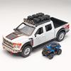 1/24 Scale Ford Raptor Pickup F-150 Alloy Car Model Simulation Off-Road Vehicle, Boy Gift, Sound and Light Children's Toy Ornaments