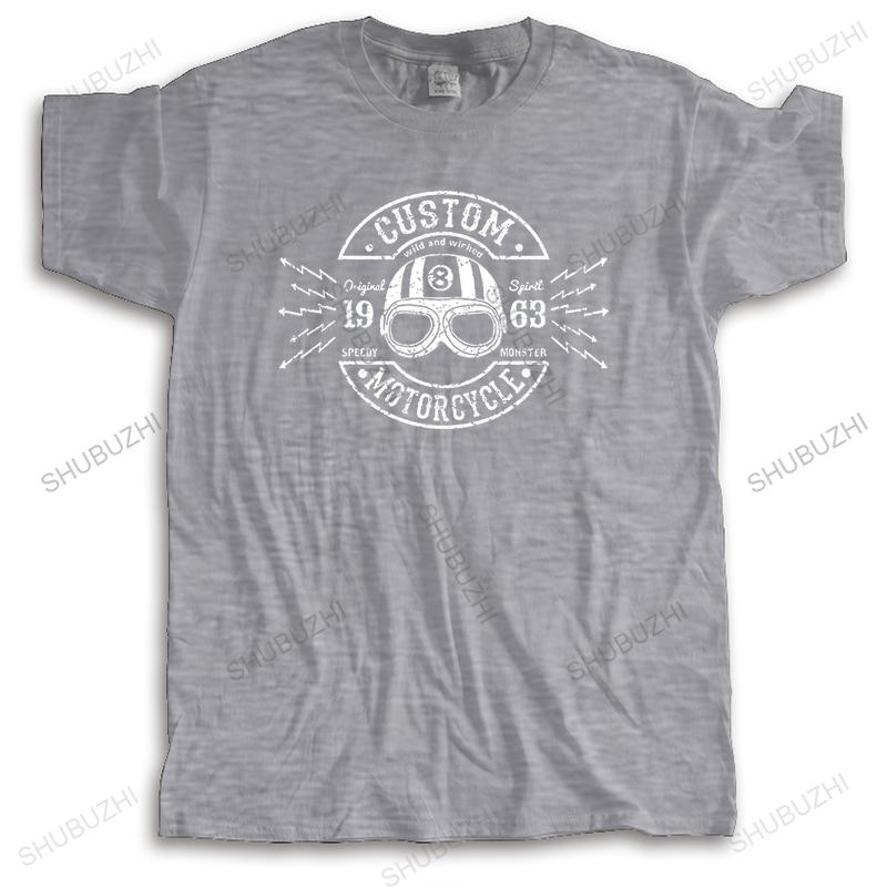 Summer Short Sleeves Fashion Cotton T Shirt  Motorcycle  Cafe Racer Vintage Biker Great Discount Cotton Unisex Tee