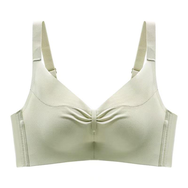 Adjustable Seamless Bra for Small Breasts Push-up Bra Wire-free A-cup Shaping Side Boob Reduction and Lift