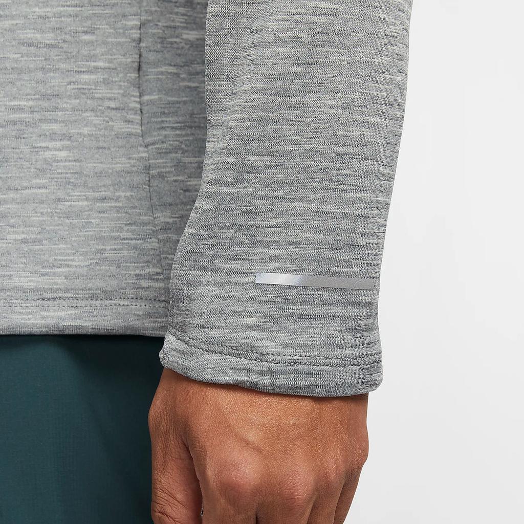 Nike Element Therma-FIT Solid Color Casual Simple Fashion Long Sleeve T-Shirt Men tops Smoke-Gray FZ1150-084
