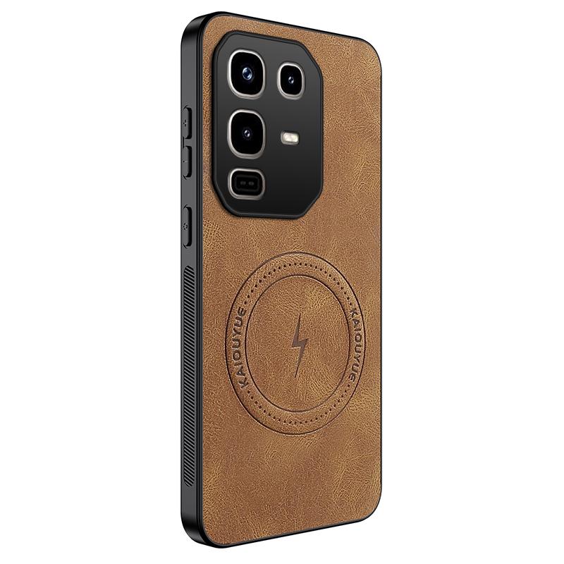 Pro Infinix Note 50 Luxusní Měkké Kožené Pouzdro na Telefon Pro Infinix Note 50 Pro Plus Ochrana Nárazníku Nárazuvzdorný Magnetický Kryt