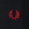 FRED PERRY Long sleeve V neck cardigan L black Fawn Men's Used