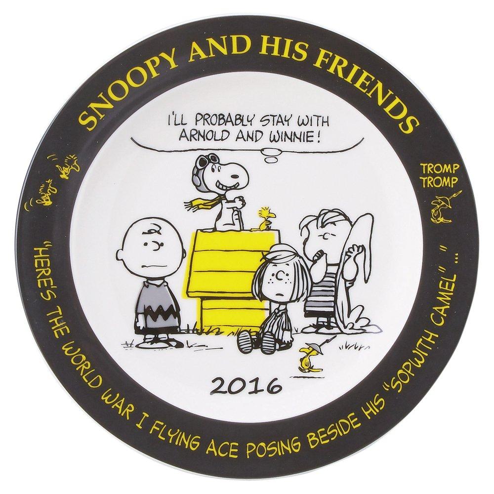 

Snoopy Years Plate Dish 2016 with Plate Stand sn2016yp Peanuts