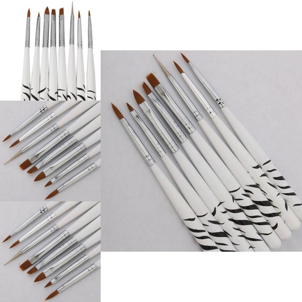 Elegant 8pcs Nail Art Design Set With Premium Quality Brush Pen Tools For Beautiful Detailing