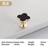 Handles Drawer Cabinet Furniture Kitchen Handles for Cabinet Knob Door Drawer Furniture Kitchen Knob Four-Leaf Clover Diamond
