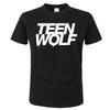 Teen Wolf Letter Print 2024 Summer Popular Trend Simple Round Neck T-shirt Casual High endVersatile Short SleeveG138