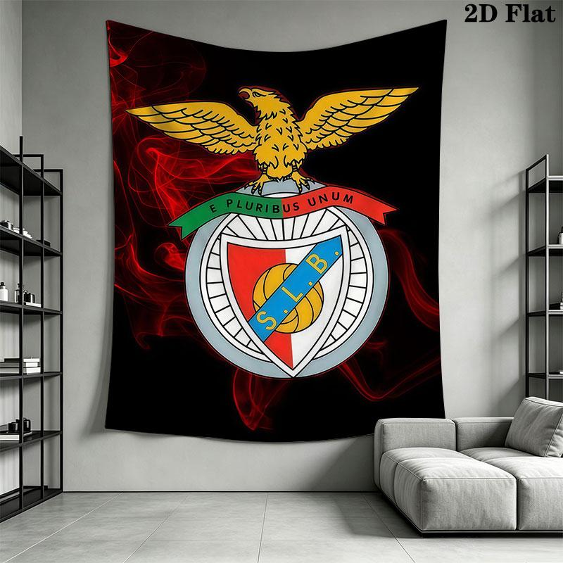 Benfica CLUB Wall Hanging Printed Fabric Blanket Decorative Tapestries for Bedroom Living Room Home Decor