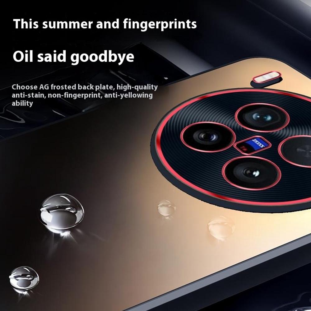 For vivo X200 Ultra 5G Phone Case Dual-Color Lens Design AG Skin-Feel Matte Back Cover