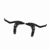 1 Pair Ultralight Aluminum Alloy Bicycle Brake Set Mountain Bike Braking Handles Parts(Black)
