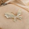 Decorative Butterfly Accessory Rhinestone Brooch for Women, Shape Lapel Pin Long-lasting Clip, Sweater Cardigan Coat Suit Scarf Jewelry Accessories