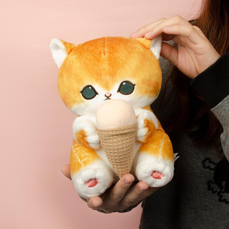 Mofusand Cat Plush Toy With Soft Short Pile For Girls Gift Decor