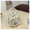 New Multifunctional Japanese Girl Backpack Ins Cute and Transparent Painful Bag Spring and Summer Travel Shoulder Bag.