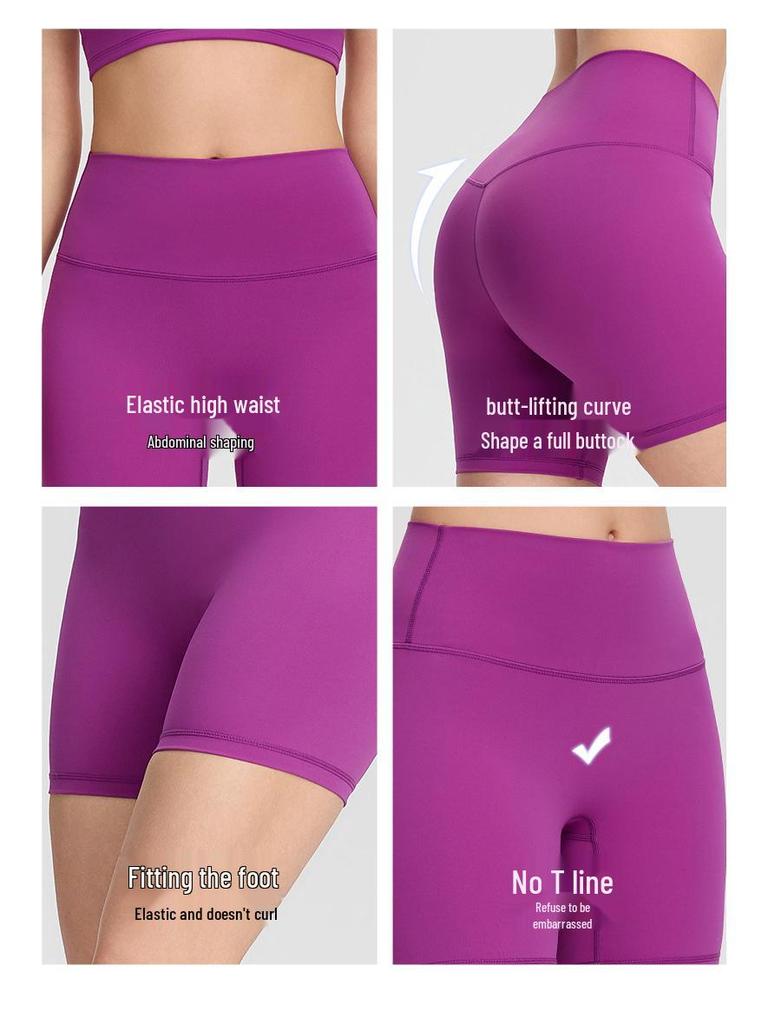 Women's Summer Yoga Set: High-Waisted Butt-Lifting Shorts & Padded Tank Top