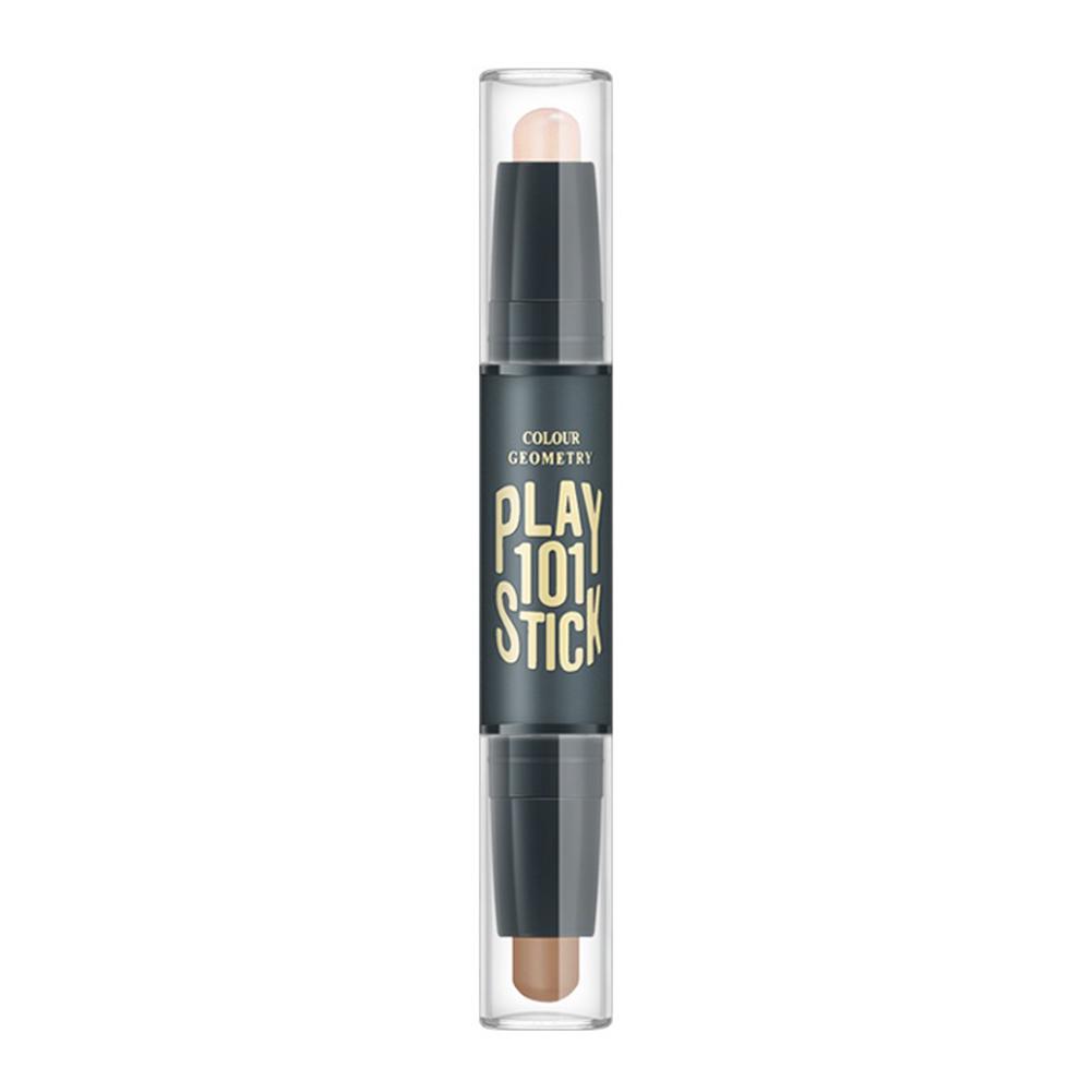 Gesichts-Make-up-Stick, doppelseitiger Kontur-Concealer, Augen-Gesichts-Highlighter-Stift