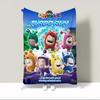 Oddbods Deky na pohovku Luxusní přehoz Královská velikost Fleecová deka Velká pletená kostkovaná Nadýchané měkké deky na kolena