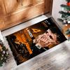 Lando Norris Crystal Velvet Rug, Custom Name Text Personalized Non‑Slip Floor Mat for Home Decor Gift