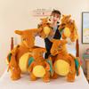 Popular Fire-breathing Dragon Plush Toy Simulation Fear Large Doll Small Fire Dragon Children's Doll Throw Pillow