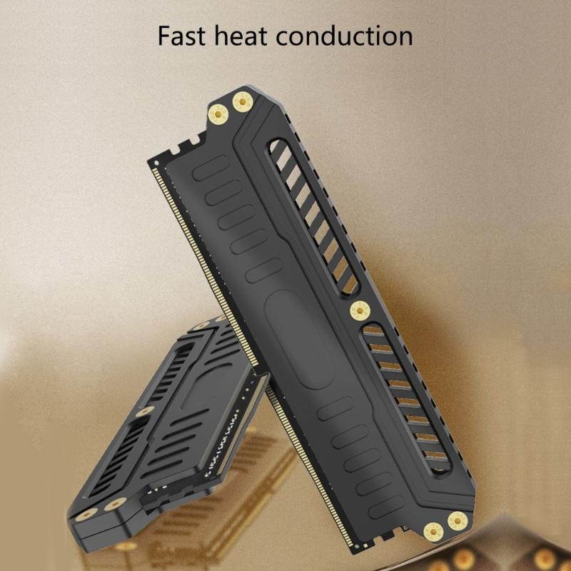 Universal Memory Memory Heatsink Heat Sink Wide Compatibility Across DDR3 DDR4 Module Fanless Ensures Quiet Operation