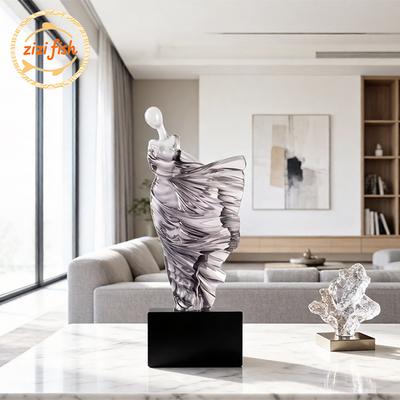 Abstract Figure Sculpture Portrait Resin Luxury Ornaments Wine Cabinet Artistic Soft Decoration Modern Home Decor Accessories