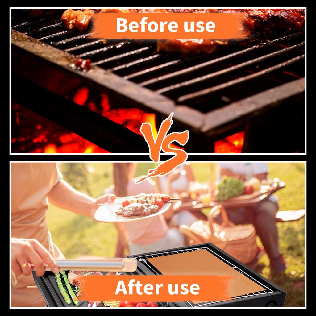 60*40cm Non-stick BBQ Grill Mat Baking Mat Barbecue Tool Cooking Grill Sheet Heat Resistance Kitchen BBQ Tool