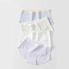 6Pcs Women Cotton Panties Sexy Underwear Girls Briefs Solid Panty Breathable Plus Size 3XL Underpants Mid-Waist Female Lingerie