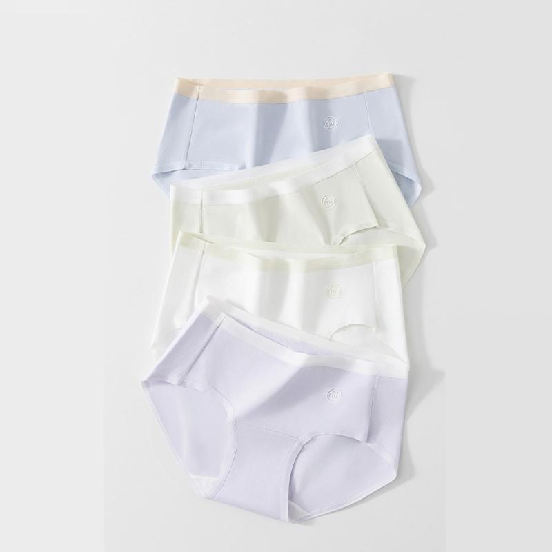 6Pcs Women Cotton Panties Sexy Underwear Girls Briefs Solid Panty Breathable Plus Size 3XL Underpants Mid-Waist Female Lingerie