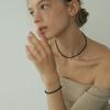 Modernlike 14k Gold-filled Silver Matte Oval Ball Earrings