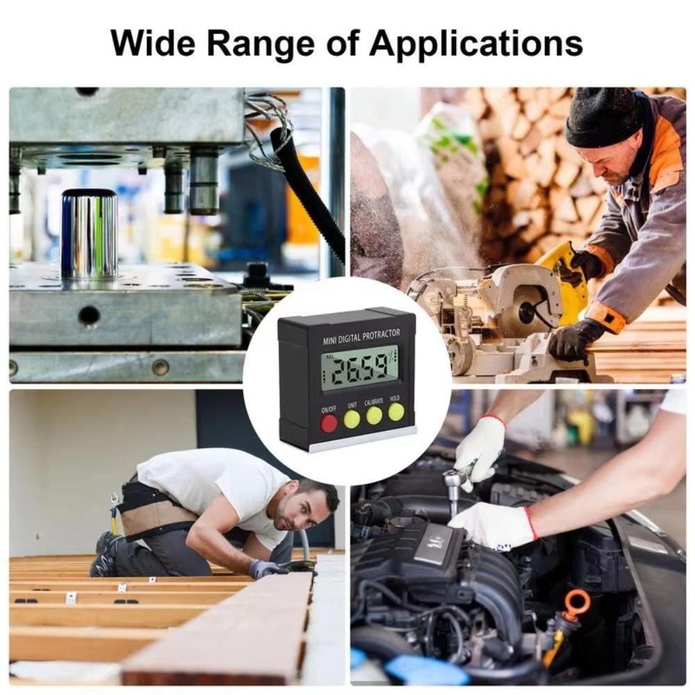 Gradient Measuring Level Protractor Inclinometer Electronic Angle Gauge Tilt Angle Box  Woodworking