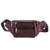 Fashion Men Genuine Leather Waist Packs Men Organizer Travel Waist Pack Necessity Waist Belt Mobile Phone Bag