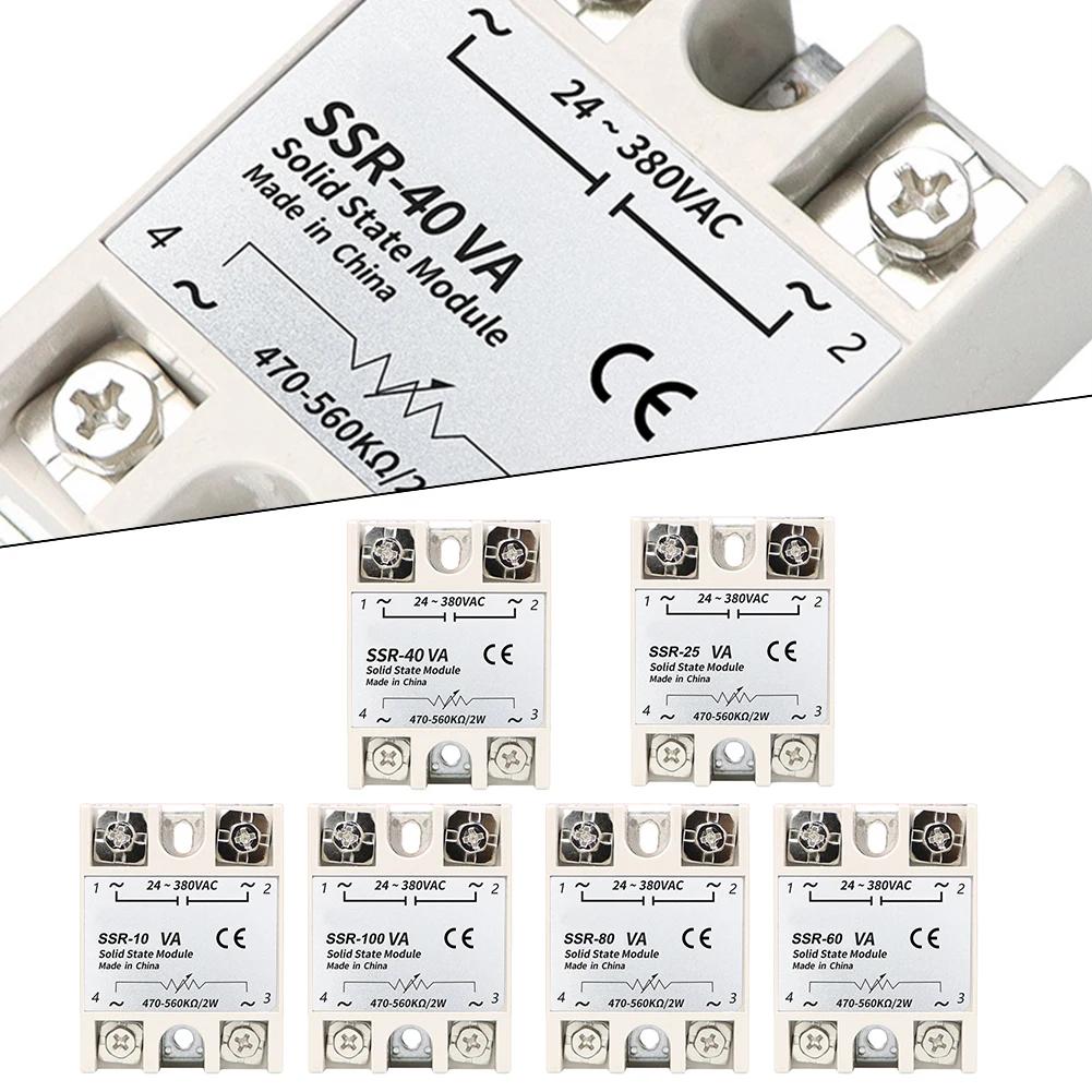 62*45mm Voltage Regulating Relay Solid State Switch Sensitive Switching Speed Copper Heat Sink Heat Sink Required
