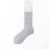 Breathable Organic Bamboo Cotton Socks Manufacturers Compression Sports Terry Socks  Solid Pure Black Seamless Socks