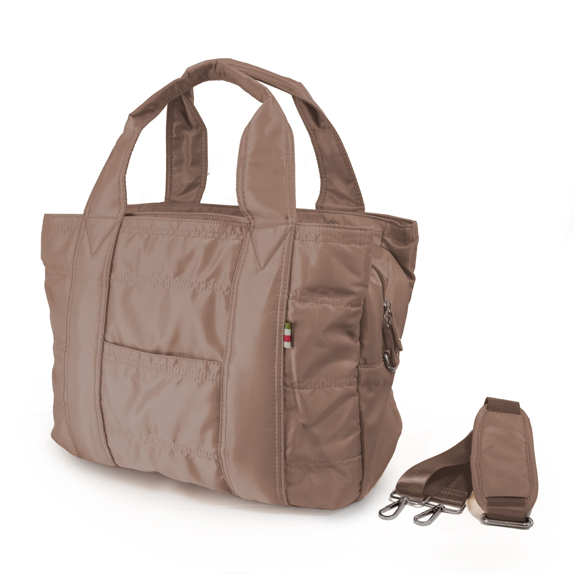 

nylon made by active moms mom lightweight and large Tote with shoulder Water Baby shower Japan [Encore] High-quality ``High-looking bag, capacity
