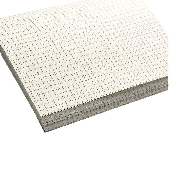 Double-Sided Thick Grid Paper Scratchpad for College and Exam Math Calculations