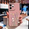 For Oppo Reno 14F 5G Phone Case Sunflower Patterns Soft Liquid Silicone Shell For OppoReno14F 14 F Camera Coverage Durable Capa