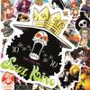 50PCS/set One Piece Anime Stickers DIY Phone Snowboard Laptop Luggage Fridge Guitar Graffiti Cartoon Sticker Decal for Kid