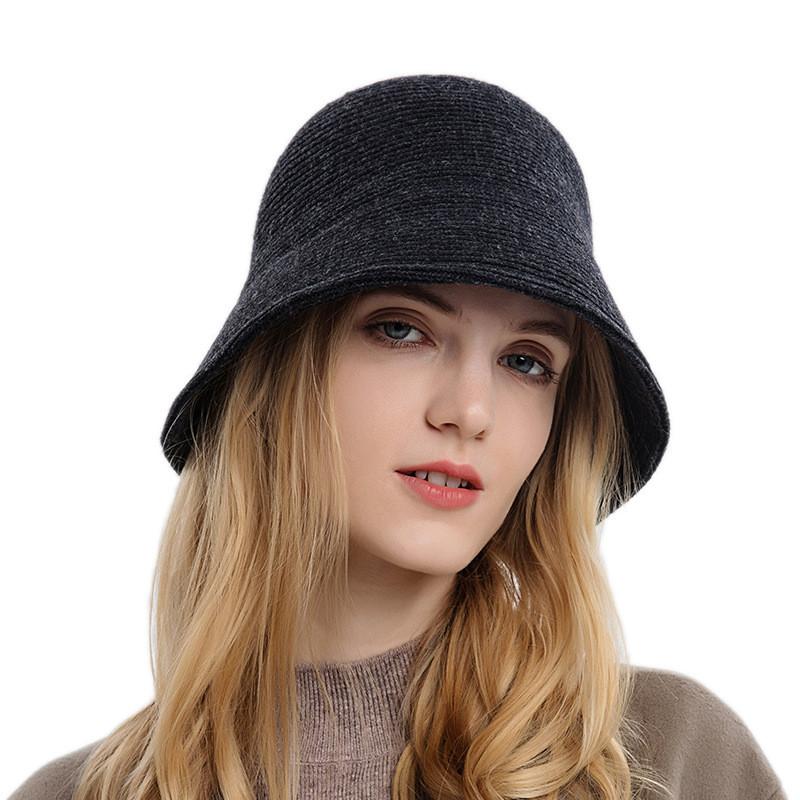 Knitted Autumn Winter Womens Fisherman Hat With Warm Polyester Material For Casual Style