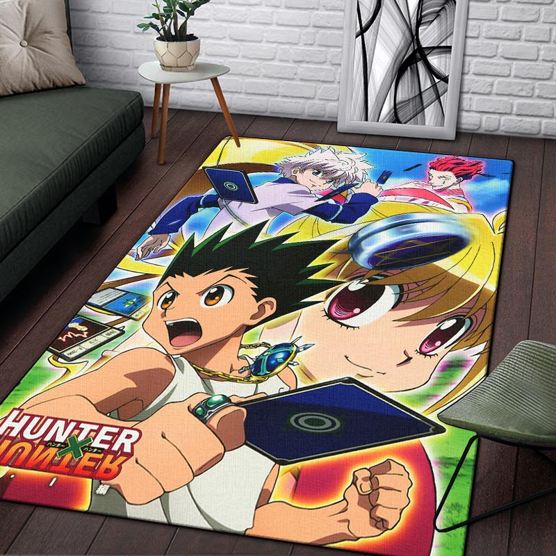 Hunter X Hunter Carpet for Living Room,Soft Flannel Rug for Bedroom ,Anti-Slip  BATHROOM Mat,  Baby Play Mat, Kitchen Mat