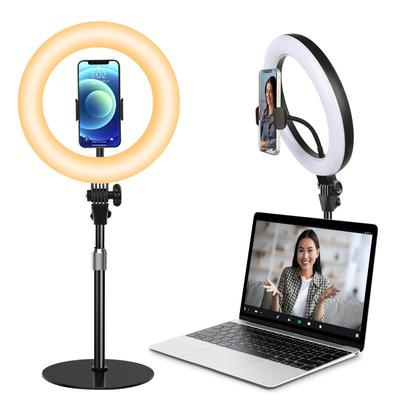 Yarrashop LED Ring for and Ideal for and Online Web 3 Color USB with Smartphone Metal and Stable Design for Live and LINE Japanese Instruction Manual