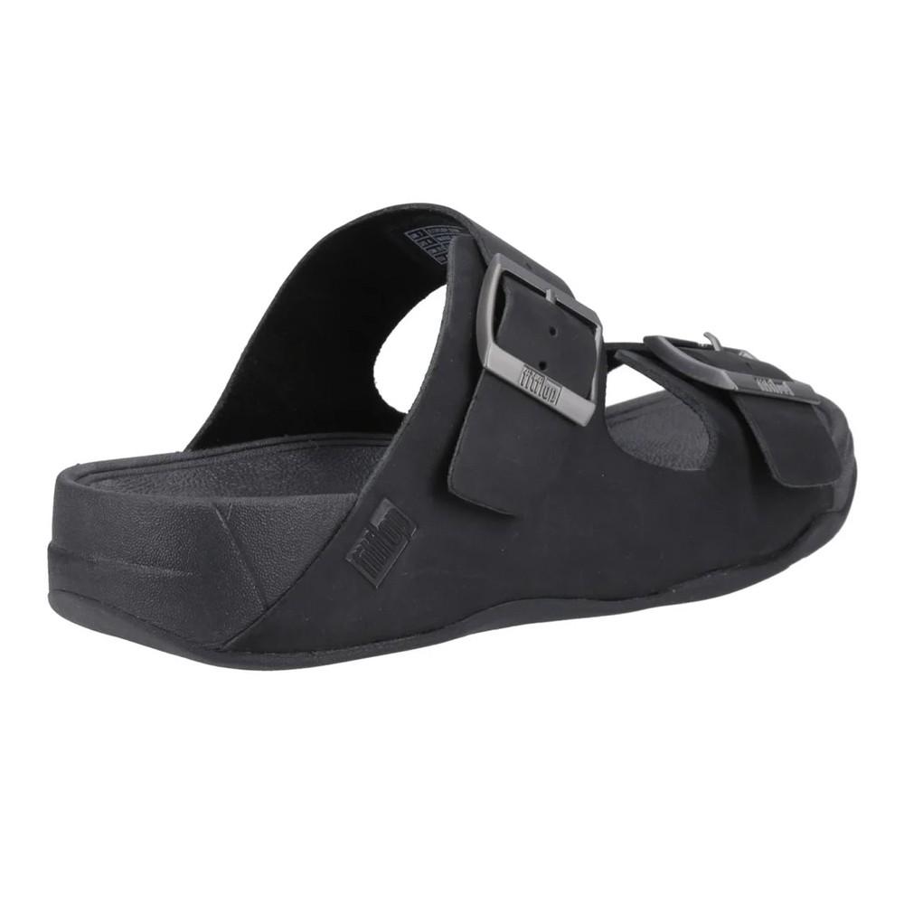 FitFlop Mens Gogh Moc Leather Sliders