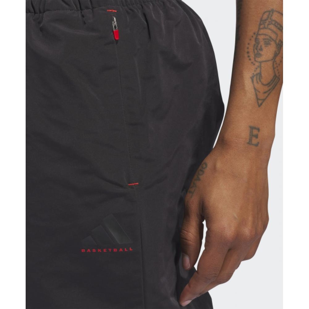 Adidas Basketball Woven Snap Pants   Black Iw5639